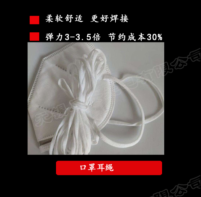 扁款口罩耳繩